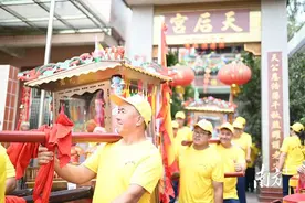 江门知识局｜非遗遇上美丽圩镇，蓬江棠下天后庙会巡游“火”了图片