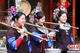 （新春走基层）广西三江：侗族传统婚俗迎新春图片