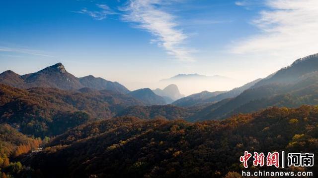 河南洛阳：白云山秋景如画