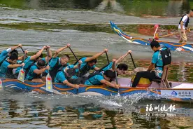 龙舟巡回赛第六站在福州高新区举办 老牌劲旅重夺冠军图片