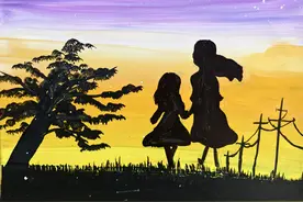 星河暖岸，亲子依偎｜最美妈妈·母亲节专题图片