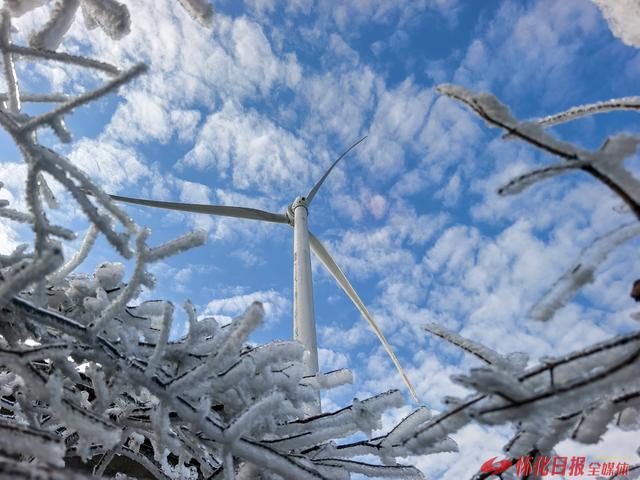 图说 | 赴西晃山之约，看雾凇云海共舞