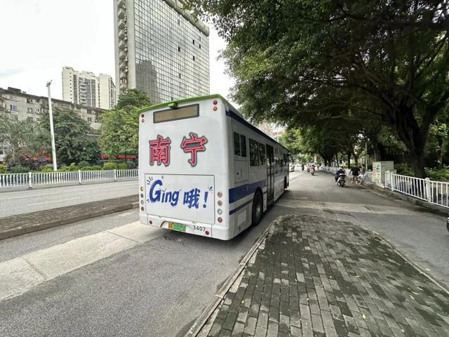 坐上公交游八桂 一路繁花一路景