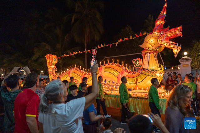 Boun Lai Heua Fai held in Luang Prabang, Laos