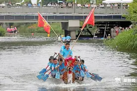 杭州蒋村龙舟奋楫迎端午图片