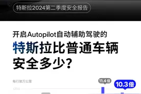 特斯拉发布最新安全报告，称其Autopilot功能提升安全性达10倍图片