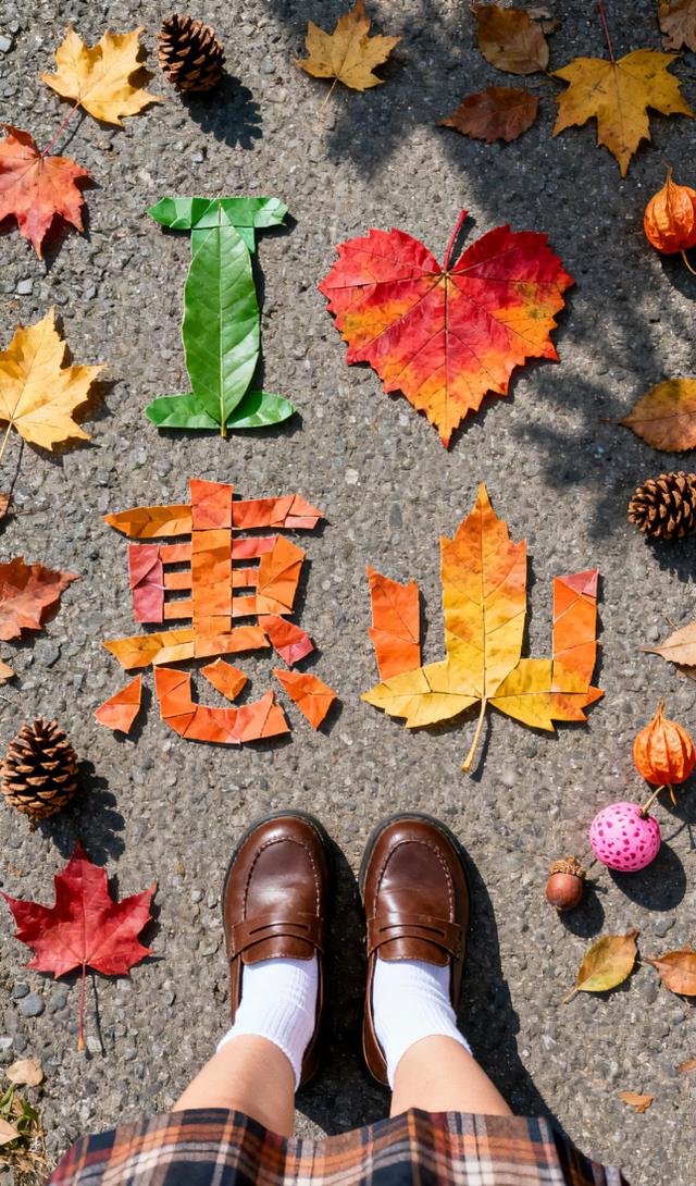 我在惠山，收集秋天