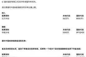 富时罗素纳A指数样本定期调整，富时中国A50指数将纳入北方华创图片