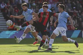 曼城2-1逆转伯恩茅斯 晋级足总杯四强图片
