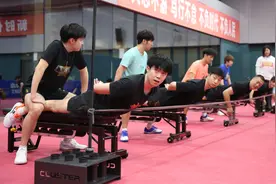 十五运会乒乓球体测80人全部达标，樊振东、陈梦亮相，王楚钦：确实很累图片