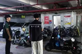 物管被罚！电动车违规停放风险大，梅林街道联合执法护平安图片
