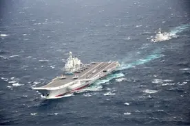 解放军辽宁舰时隔一年再度巡航台岛 学者：若无解放军震慑台湾必将走向不归路图片