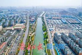 春日限定！济南小清河上演“柳梅争春”生态画卷图片