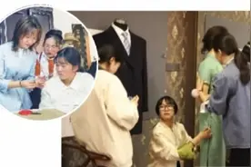 传承老手艺，两万针织出古法旗袍图片