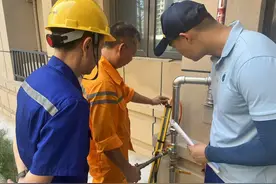 东西湖莲港苑千余户居民用上天然气，做饭更省心省钱图片