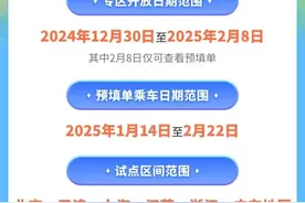 春运首日火车票今起开售！抢票不用定闹钟了！购票有新变化→图片