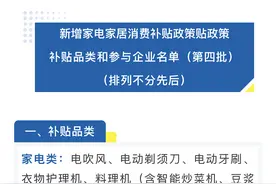 上海家电家居以旧换新再扩容，新增榨汁机、电动轮椅等图片