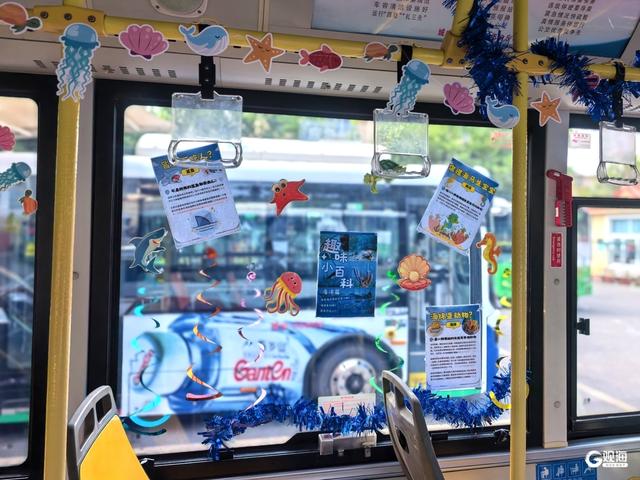 青岛巴士变身“移动水族馆”！11路“海洋观光车”今起清凉启航