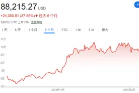 比特币跌至90000美元以下 特朗普上台引发的狂热已经冷却？图片