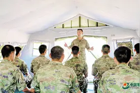 把握“时度效”，教育有质效 第74集团军某旅探索创新开展思想政治教育的新闻调查图片