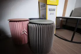 纸做的！来自深圳的这款环保凳进了巴黎奥运村图片