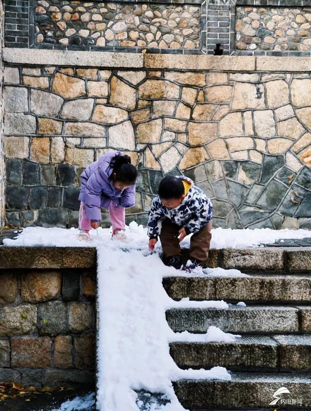 组图丨雪落泰山普照寺 古院美成冬日壁纸
