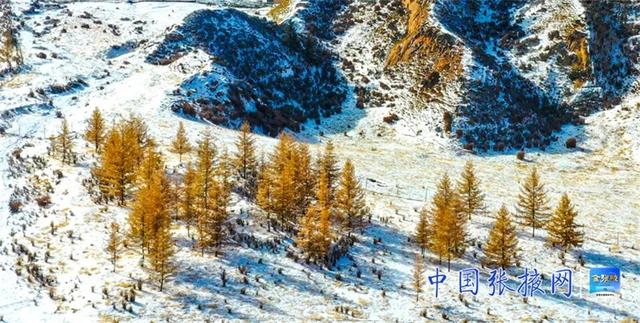 【组图】张掖：雪后祁连山银装素裹景色美
