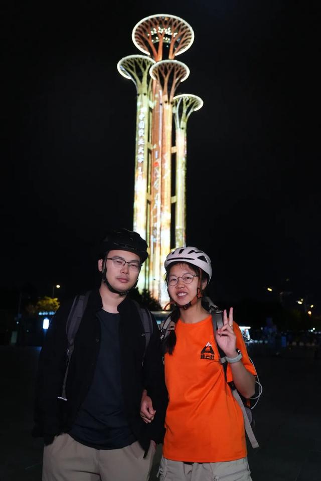 昨夜专属CAUer的奥林匹克塔，你打卡了吗？