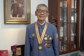 95岁抗战老战士储渭： “我十分怀念我的战友，祖国不会忘记他们”图片