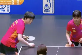 0-3不敌日本组合，国乒无缘女双决赛图片
