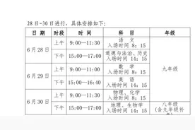 银川市中考将于6月28日—30日进行，这些提示请查收图片