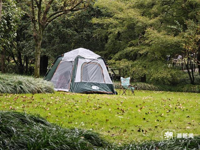 杭州西湖边有露营区？景区：是欣赏风光的固定休息场所，不建议过夜