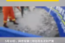 “水泥封尸”案犯罪嫌疑人已被抓，凶手与死者系朋友关系#水泥封尸案图片