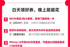 88VIP大额券门槛降低一半！今晚8点天猫双11正式开卖图片
