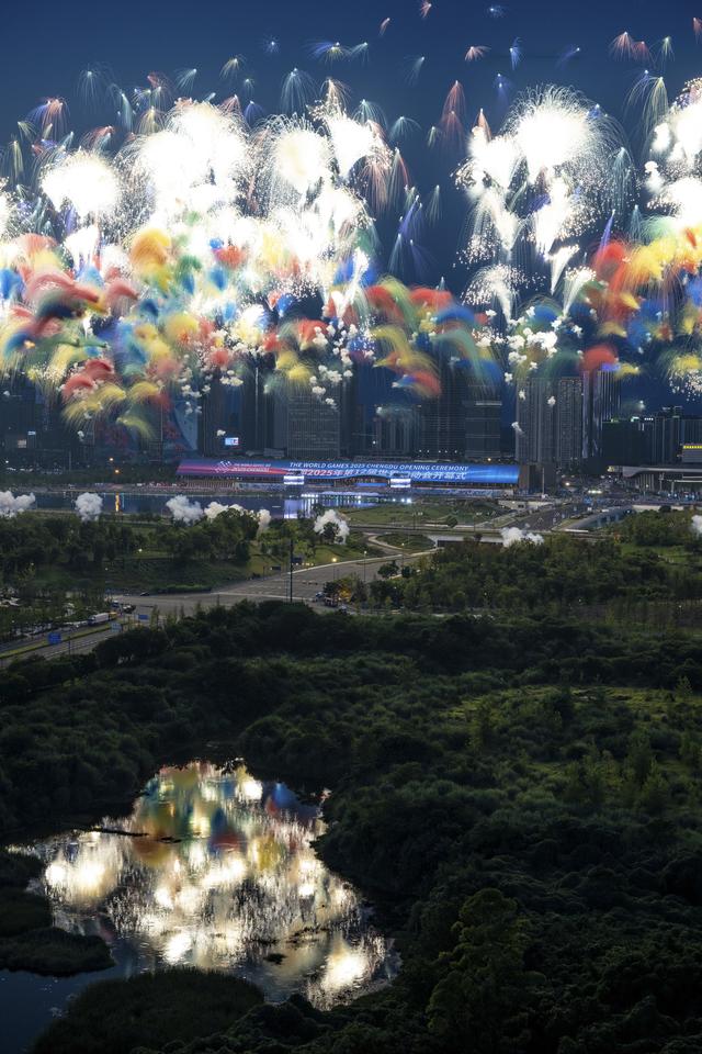 绝美！震撼！蓉城夜空璀璨