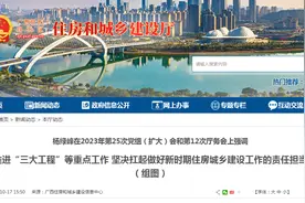杨绿峰在2023年第25次党组（扩大）会和第12次厅务会上强调  推进“三大工程”等重点工作 坚决扛起做好新时期住房城乡建设工作的责任担当图片