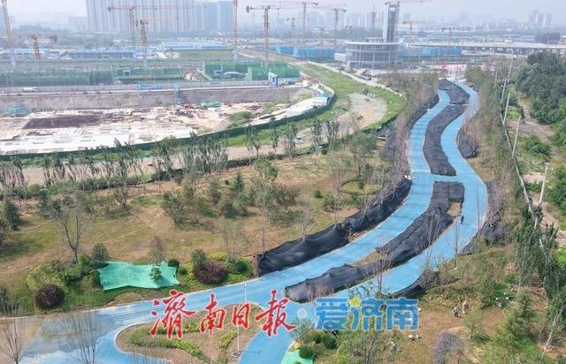 彩色步道串联活力与自然 丁太鲁绿带公园主打运动风