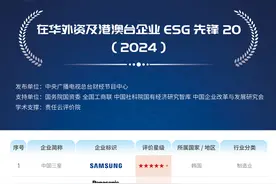 《在华外企ESG行动报告（2024）》发布 中国三星再获认可图片