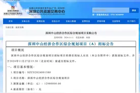 深前线｜启动区10.7平方公里，深中经济合作区综合规划项目招标图片