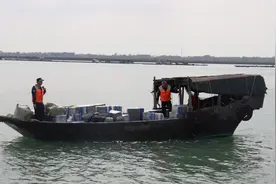 现场画面曝光！湛江海警联合多部门成功查获1起走私烟草案图片