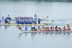 2025年海南龙舟公开赛三亚崖州站开赛图片