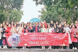 越南旅行商到广西南宁踩线图片