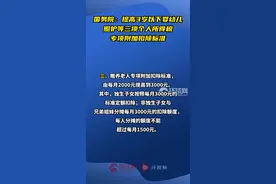国务院：提高3岁以下婴幼儿照护等三项个人所得税专项附加扣除标准图片