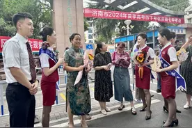 乘风破浪夺桂冠，山航鲁雁献爱心图片