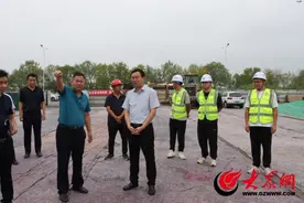 滨州经济技术开发区党工委副书记、管委会副主任孙东平调研辖区城建项目建设情况图片