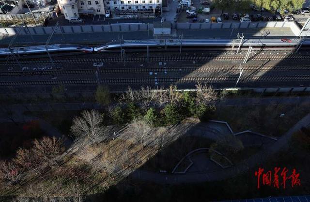 北京中轴线旁的初冬