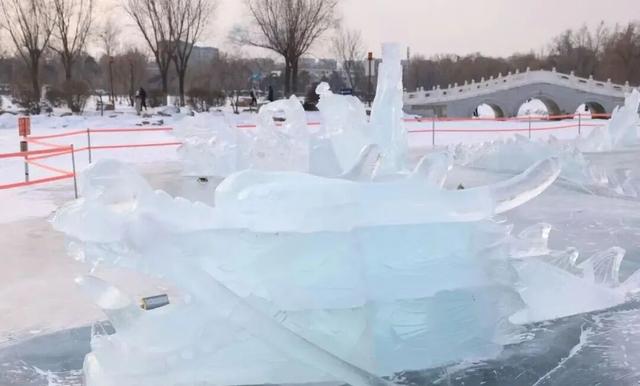 【推荐】南湖公园的冰龙又来啦，今年，还多了冰凤凰