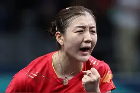 陈梦4：1埃尔兰，晋级巴黎奥运会乒乓球女子单打8强图片