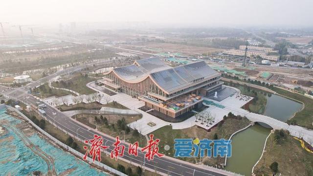 济南鹊山生态文化区一期项目建设如火如荼