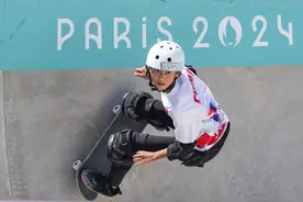 松弛！11岁广东滑板小将郑好好：抽空参加了个奥运会图片